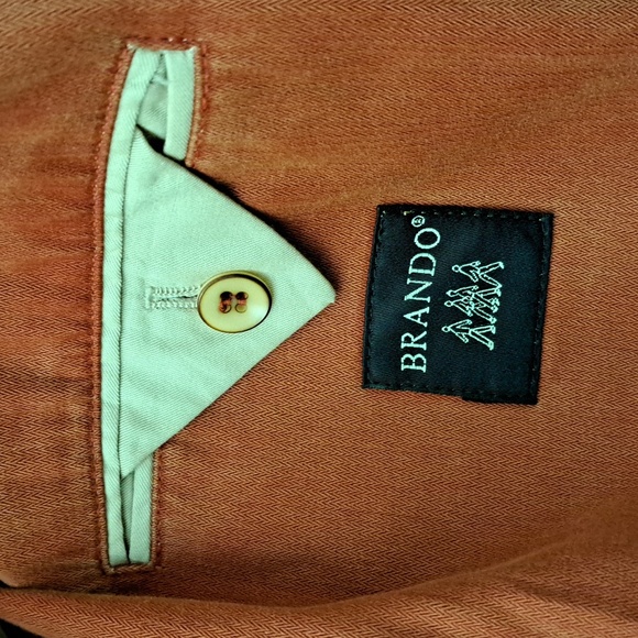 Brando Blazer Red/Orange Jacket Blazer - Picture 6 of 8